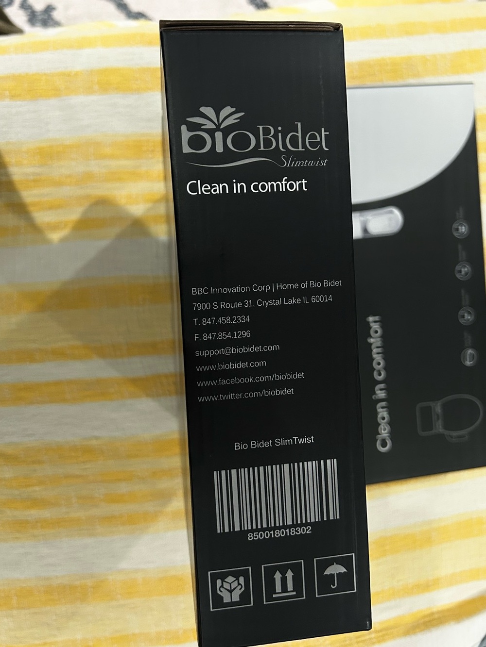 Bio Bidet SlimTwist Non-Electric Bidet Attachment White NWT - Picture 3 of 6